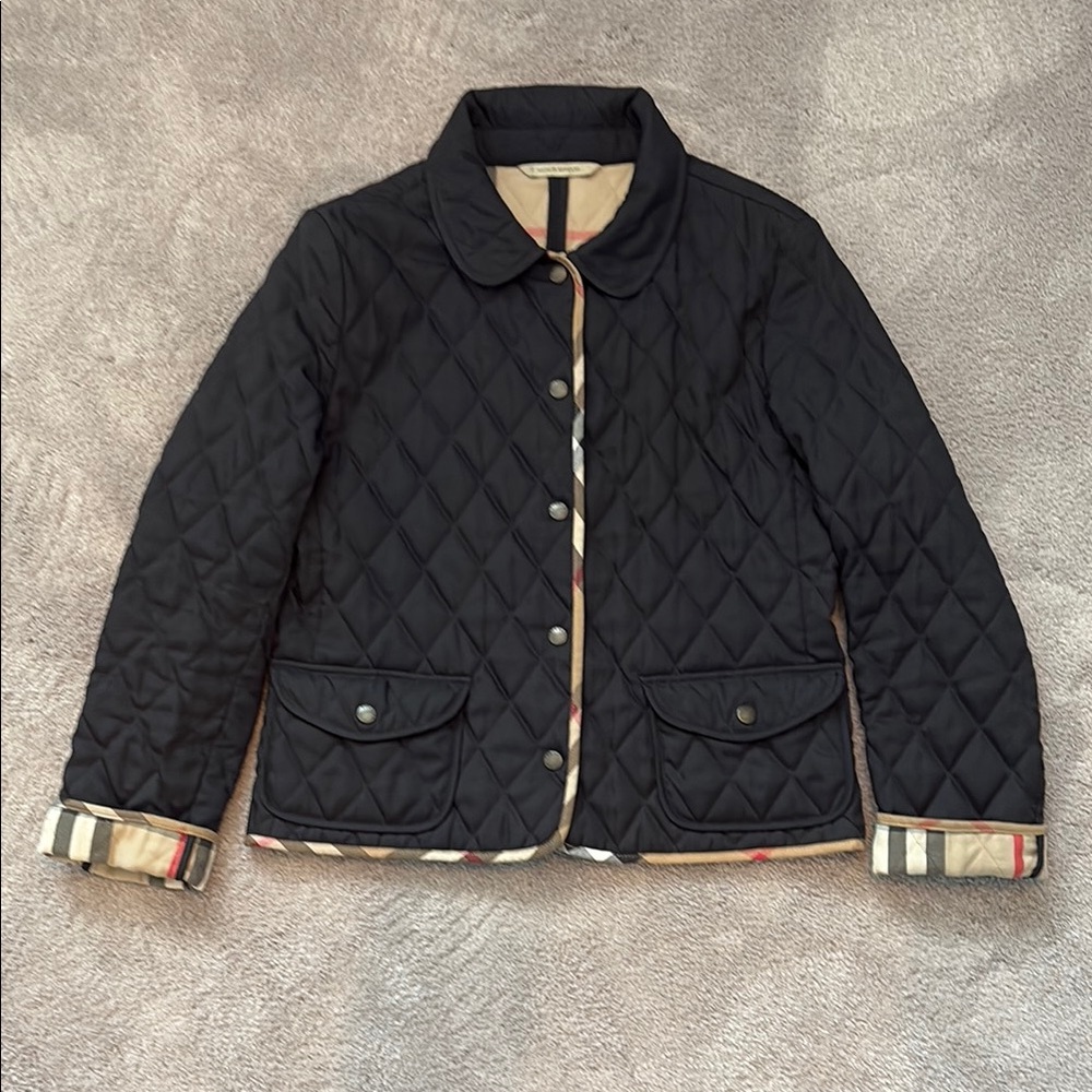 Burberry Black Quilted Jacket